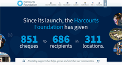Desktop Screenshot of harcourtsfoundation.org